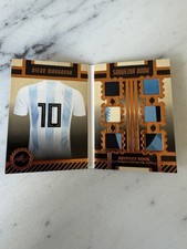 Diego Maradona /25 Booklet Patch Leaf History Book Argentina Corner Damage RARE