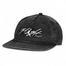 Nike Jordan Flight 5 Panel Pro Cap Mens Hat Adult M/L Black Fade Strapback NEW