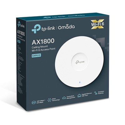 TP-LINK AX1800 Dual Band Wireless Deckenhalterung Wi-Fi 6 Access Point - (EAP610 N