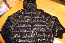 Lackjacke PVC Jacke von ZARA Gr L/XL  ##21