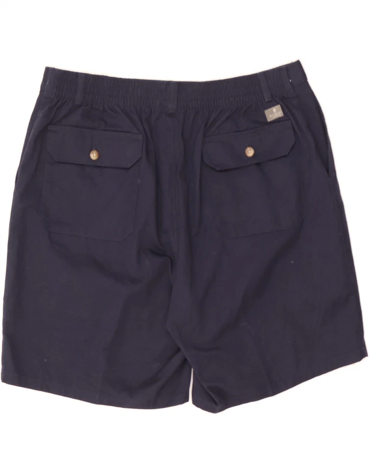 Pantalones cortos chinos BILL BLASS para hombre W40 XL azul marino algodón AZ02 Foto 2 de 3