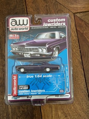2020 AUTO WORLD 1/64 MIJO Custom Lowriders 1966 Chevy Impala SS limited 1/4800