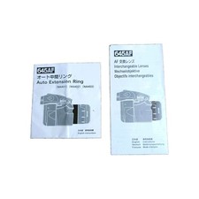 Mamiya 645AF Instruction Leaflets