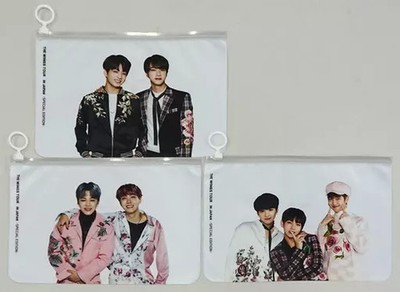 Adult Collectible BTS Bangtan Boys Set of 3 Pouch Bags 2017 BTS Live Trilogy Col