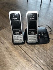 GIGASET C430A Duo Schnurloses DECT - Telefon mit Gürtelclip und Anrufbeantworter