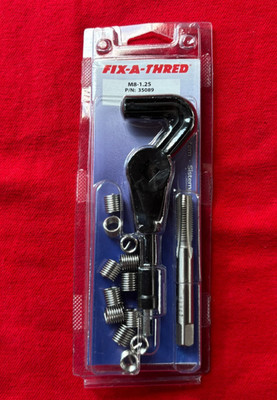 FIX-A-THREAD tread repair kit new unopened 12 coils 1 tap 1 installer