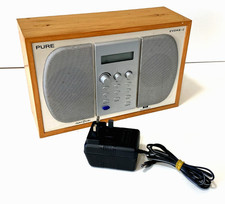 Pure Radio Portable DAB Digital  FM Radio Tested / Full Working Fast Free Used