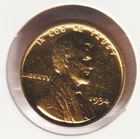 Rare Old Antique 1934 US Lincoln 24k Gold Plated Cent Penny Collection Coin USA