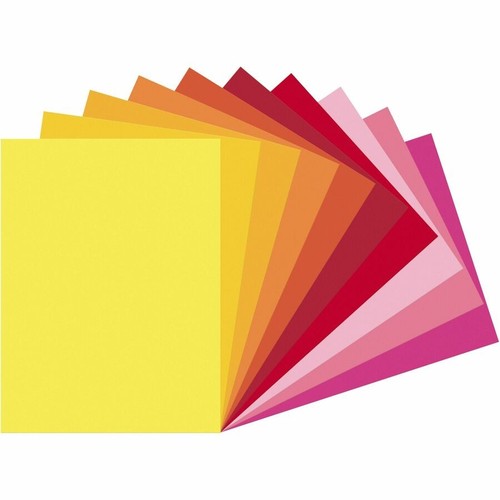 Pacon Tru-ray Heavyweight Construction Paper - 12" X 9" - Festive Red, Gold, - 第 3/7 張圖片