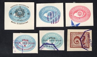 Guatemala 1890 95 stamps Mi# used CV=16$