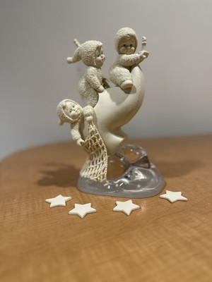 Snowbabies Fisherman Three Dept 56 56.69370 LE 1/10000 w Box Stars Complete