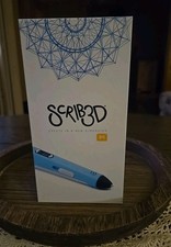 SCRIB3D P1 3D Printing Pen with Display - 3D Pen  Charger  3 Starter Colors