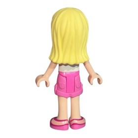 LEGO Friends Minifigure frnd102 STEPHANIE White Top Pink Shorts  From # 41092