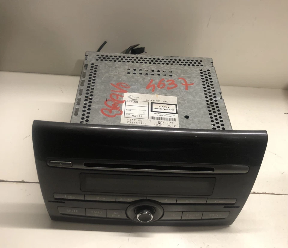 Autoradio-stereo-lettore CD Fiat Bravo Anno 2007-2015 Cod 735451941 Senza Codice - Immagine 3 di 4