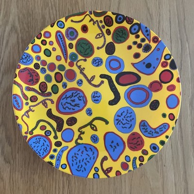 Yayoi Kusama love was infinity shining TATE Keramik Teller 25 cm