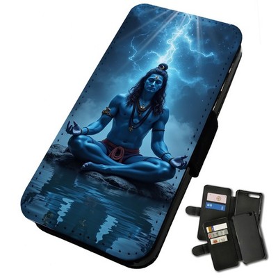 Bedruckte Gummi Flip Handy Hülle Cover für Samsung Meditation Geschenk ihre Mutter Papa