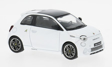 IXO Fiat 500e Abarth White 2024 1:43 Model Car