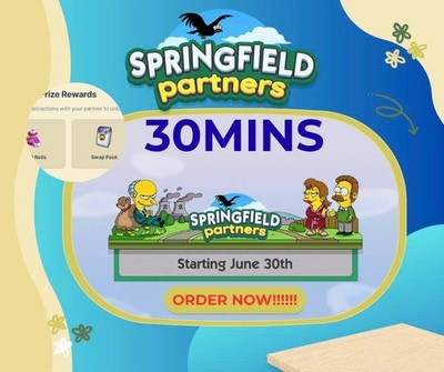 Monopoly Go   Partner Event - SPRINGFIELD Partners  -Slot 30Min Full carry 80k