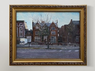 770 Eastern Parkway Crown Heights Synagogue NYC Judaica Painting