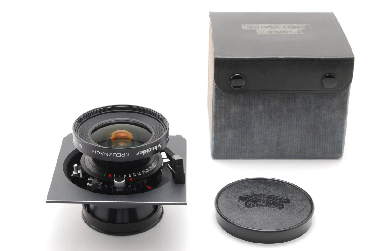 Schneider Super-Angulon Camera Lenses f/5.6 Maximum Aperture for