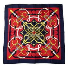 Hermes Scarf Carre90 Eperon D'Or Golden Spurs