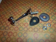 Jaguar Triumph Mg Healey Etc New Lucas Fender Mirror Lh Mount 620784 W Hrdw Jaguar Triumph Mg Healey Etc New Lucas Fender Mirror Lh Mount 620784 W Hrdw