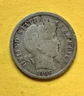 1906 Barber Dime. 90% Silver. Good Condition. Charity Auction For Animal Rescue