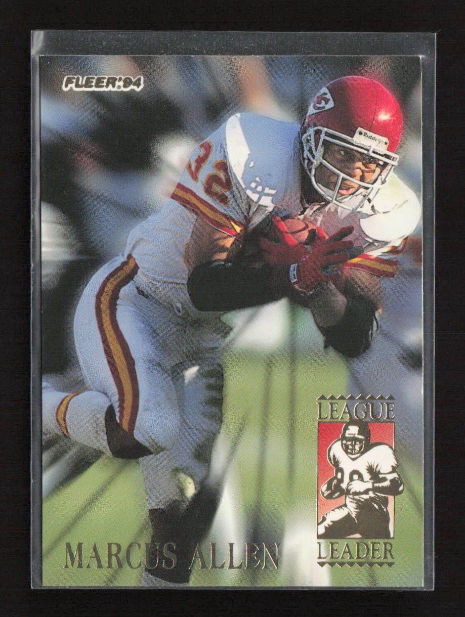 1994 Fleer League Leaders #1 Marcus Allen Kansas City Chiefs