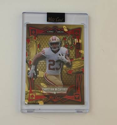 Wild Card 2025 Card Draw Christian McCaffrey 5CDMC-CM Serial #1/10