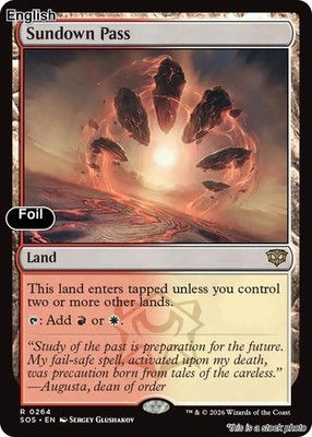 Sundown Pass EN [SOS - 264] - NM [Foil] TCG MTG