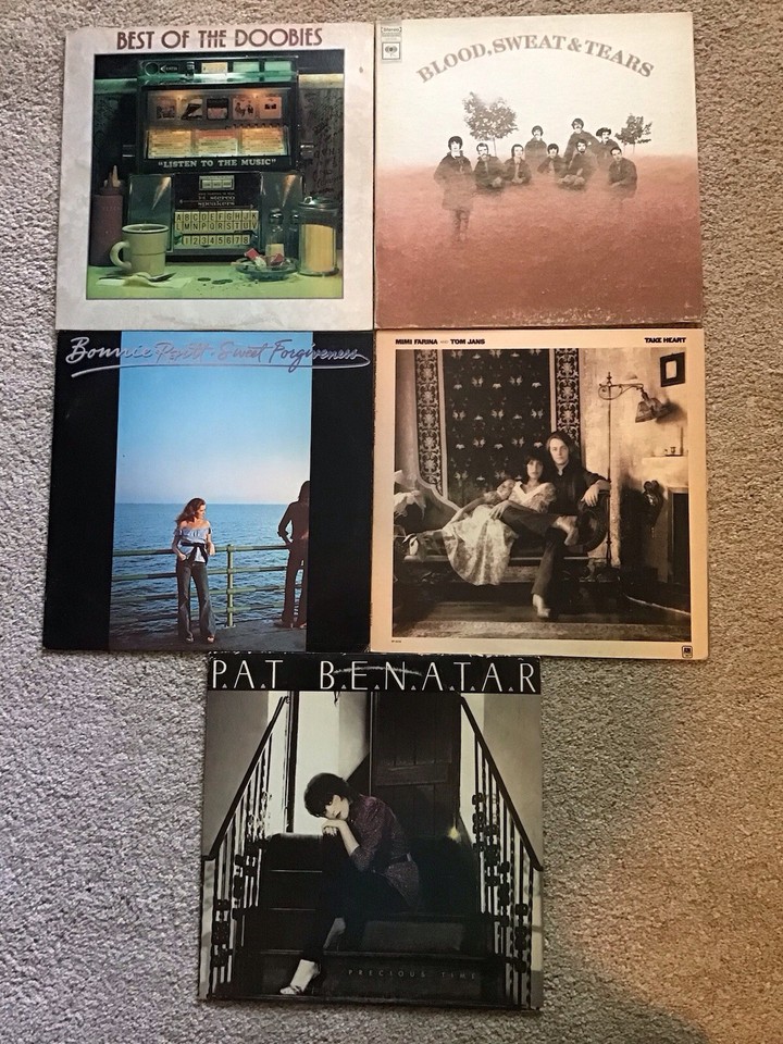 Lot Of 25 Classic Rock Light Rock Pop Rock Vinyl LP Record Albums VG/VG ...