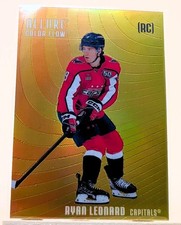 2025-26 Upper Deck Allure - Color Flow Ryan Leonard #CF-6 Orange Yellow (RC)