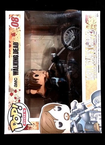 Daryl Dixon's Chopper Funko Pop! 08 The Walking Dead some wear no protector