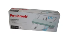 NEW Pembrook Laminator avec kit de démarrage 9" Largeur d'entrée Blanc NIB
