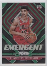 2018-19 Panini Prizm Emergent Green Prizm Chandler Hutchison #22 fm0