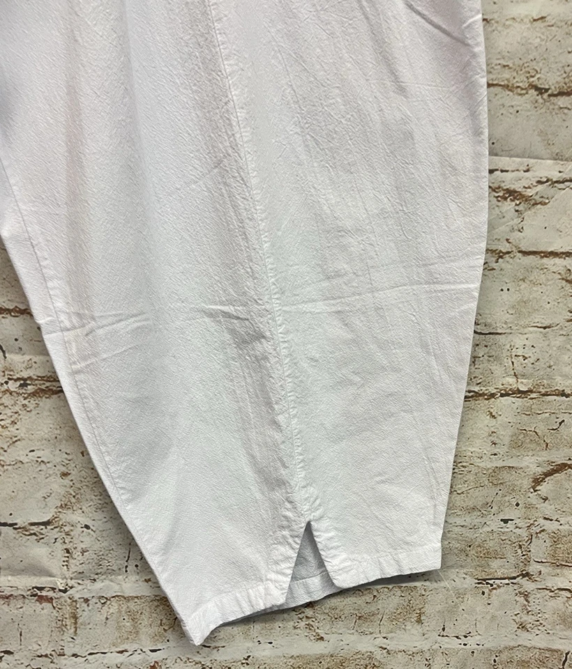 Moonshine Fashion Freizeit Hose Baumwolle Lagenlook 44 46 48 Übergrösse Neu weiß - Bild 3 von 4