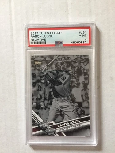 Aaron Judge 2017 Topps Update Negative #US1 PSA 9  (Population of 6)