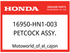 Honda OEM Part 16950-HN1-003 PETCOCK ASSY.