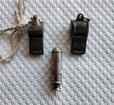 Vintage Whistles x 3 (2 x Acme & 1 x Bryan's Champion)
