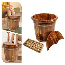 Footbath Bucket Footbath Barrel Wooden Footbath Bucket Floortanding 40 40cm