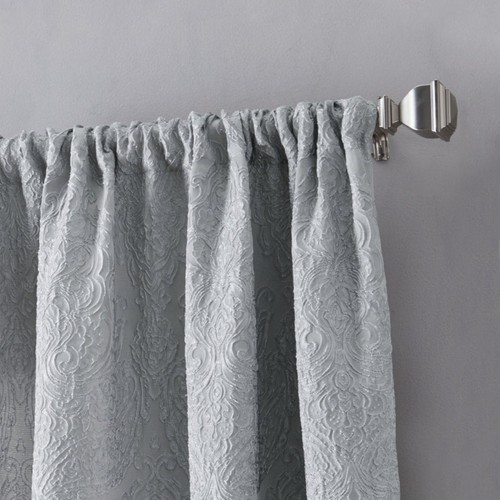 Martha Stewart Collection Milan Pole Top Curtain Panels - Size 50" x 95" - Picture 2 of 4