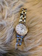 Seiko Radio-Controlled Solar Lukia 1B35-0AB0 Women's Analog Wristwatch