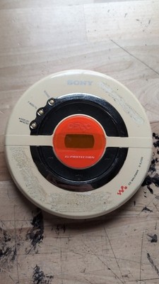 Sony And Koss Walkman Portable CD Player- White