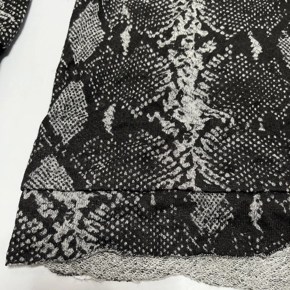 Sudadera para mujer Generation Love con patrón de piel de serpiente talla M manga larga cuello redondo Foto 2 de 4