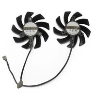 Pair Fans Cooler Fans For Sapphire HD 6850 6970 7870 GPU VGA FDC10H12S9-C *ss