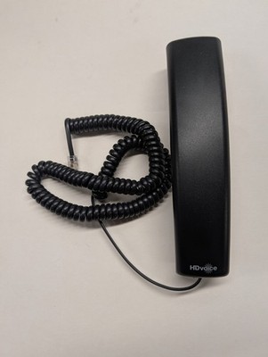 POLYCOM Telephone Handset HD Voice Excellent Condition Black 