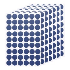 7 PCS Self-Adhesive Screw Hole Stickers 0.83" Deep Blue Screw Hole Cover