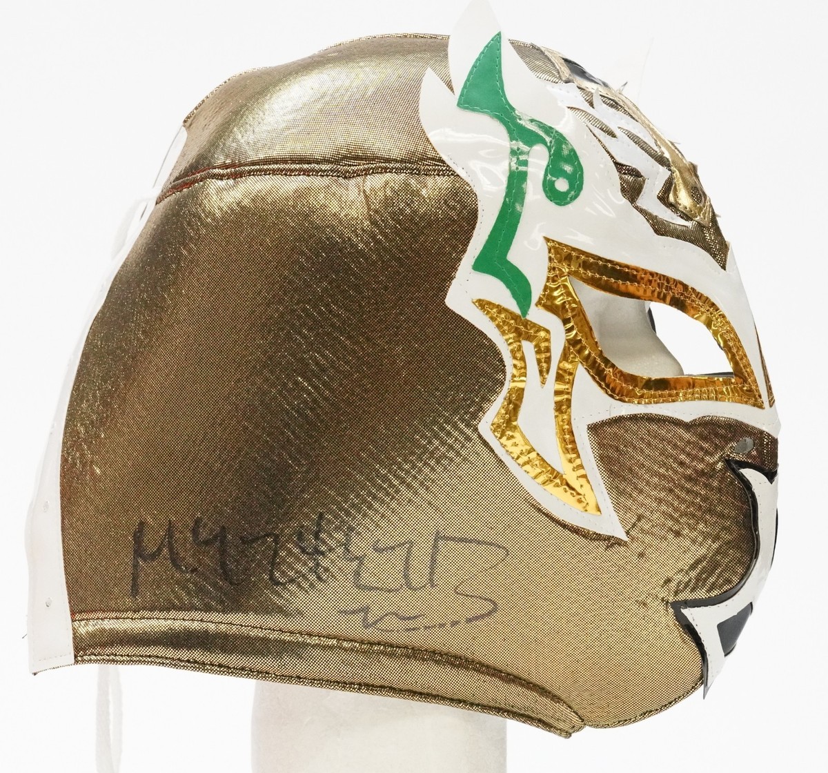 Myzteziz Jr. Signed Wrestling Mask BAS COA WWE Lucha Libre AAA NWA