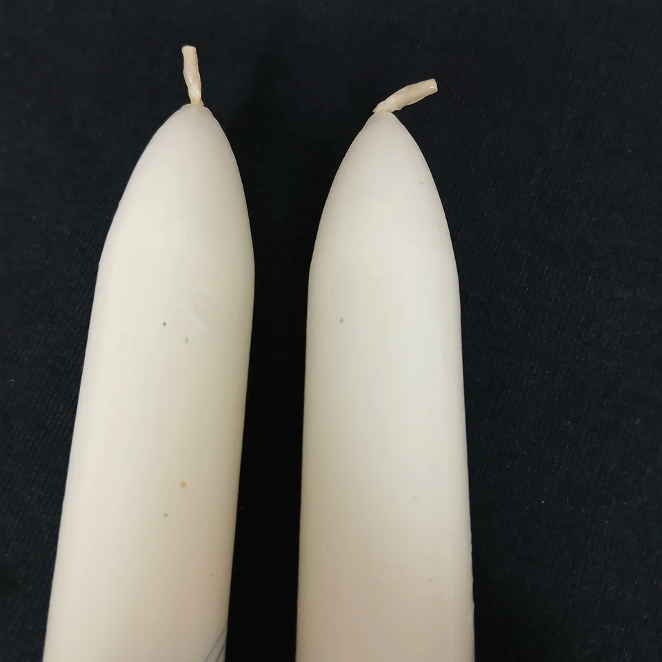 Holland Windmill Chinoiserie Tapered Candles 10 Inch Blue & White Unlite Decor - Image 4 of 4