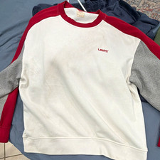 Levis Mens Relaxed Fit Colorblock Crewneck Fl...